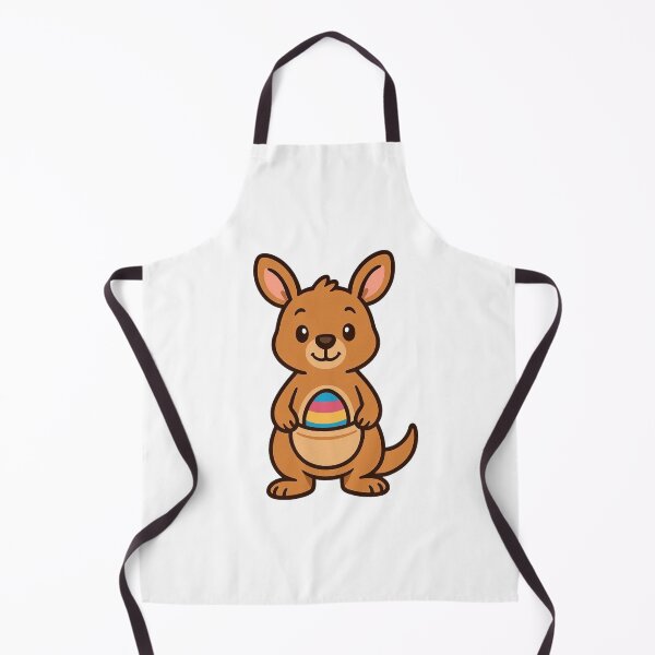 Item preview, Happy Kangaroo with Easter Egg in Pouch – Whimsical Spring Animal Illustration designed and sold by Confuzz1ed.