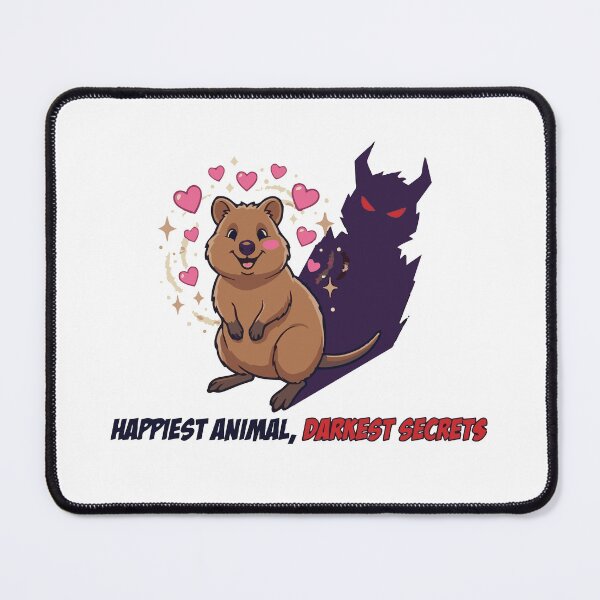 Item preview, Happiest Animal Darkest Secrets Quokka Design designed and sold by Petzzz.