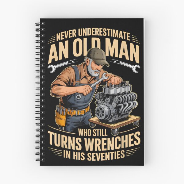 Item preview, Never Underestimate An Old Man Who Still Turns Wrenches In Seventies designed and sold by PonyRoniku.