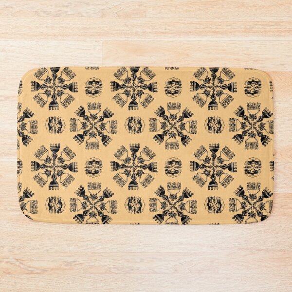 Item preview, Antique Furniture Decorations Radial Black on Gold designed and sold by Digitalmyth's Designs.