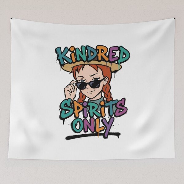 Item preview, Kindred Spirits Only Anne of Green Gables Colorful Graffiti designed and sold by Fenay Designs.