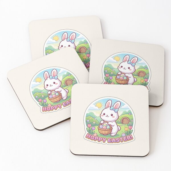 Item preview, Easter Bunny Sticker – Hoppy Easter Cute Pastel Rabbit Gift designed and sold by Nuist25.