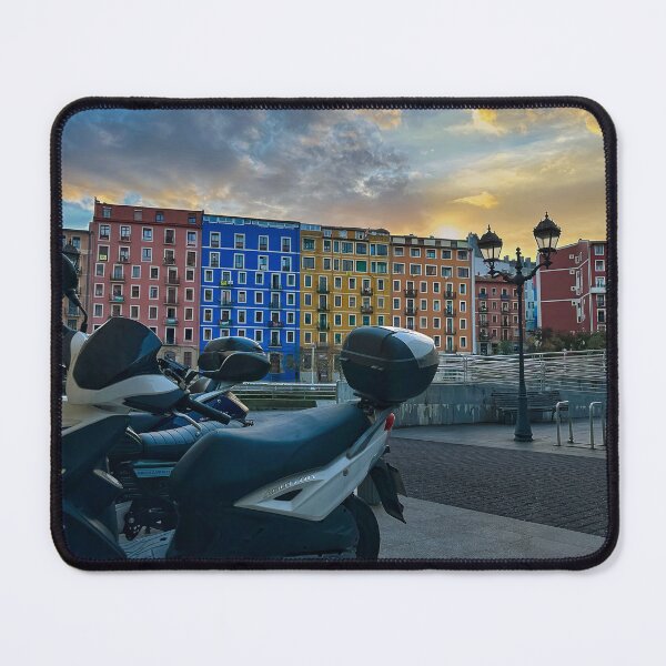 Item preview, View across River Nervion to the San Francisco neighborhood in Bilbao, Spain designed and sold by Trevor and Photos.
