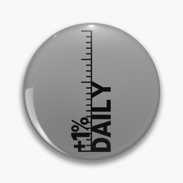Item preview, 1% Better Every Day Motivation Design | Self Improvement Discipline Quote designed and sold by SV-Creation.