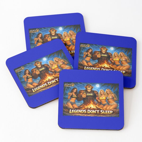 Item preview, Legends Don’t Sleep – OSID Beach Bonfire Party Monkey designed and sold by 131Mayhem.