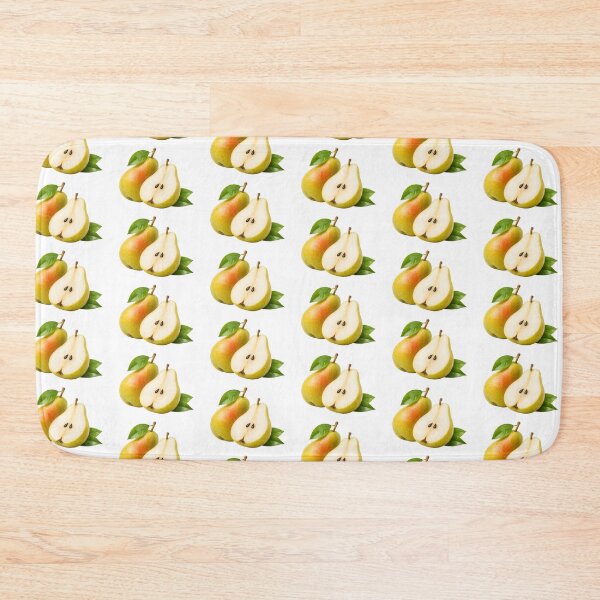 Item preview, Fresh Ripe Pear With Slice And Leaves designed and sold by PriyankaSonara.