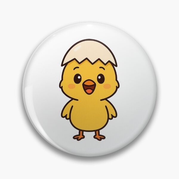 Item preview, Adorable Baby Chick in Cracked Eggshell – Sweet Easter Spring Illustration designed and sold by Confuzz1ed.