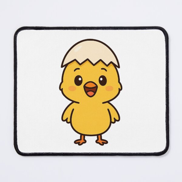 Item preview, Adorable Baby Chick in Cracked Eggshell – Sweet Easter Spring Illustration designed and sold by Confuzz1ed.