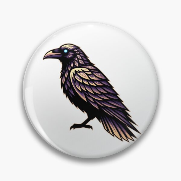 Item preview, Raven designed and sold by RisingWolfStudio.