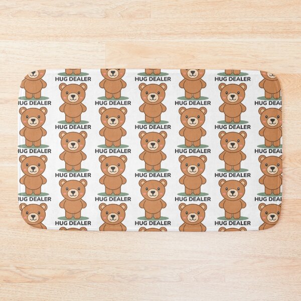 Item preview, Hug Dealer - Cute Teddy Bear Funny Pun designed and sold by Shape Snip Studio.