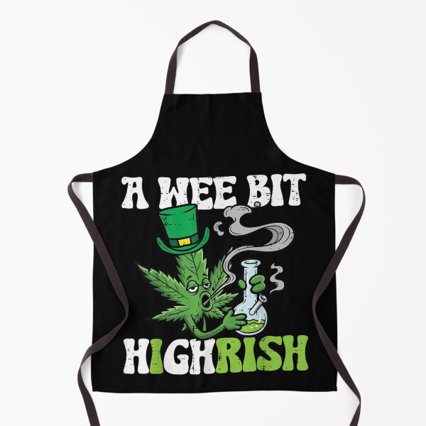Item preview, A Wee Bit Highrish Funny St Patricks Day Marijuana Weed Bong Humor designed and sold by Altenpendinton.