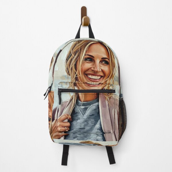 Item preview, The Golden Smile: Julia Roberts Luminous Coastal Portrait designed and sold by Art's Diner.