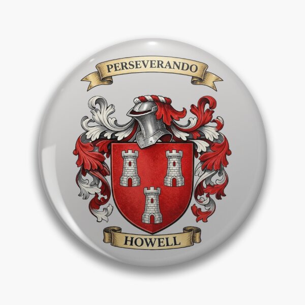 Item preview, The Howell Family Coat of Arms designed and sold by BagTown Clans.