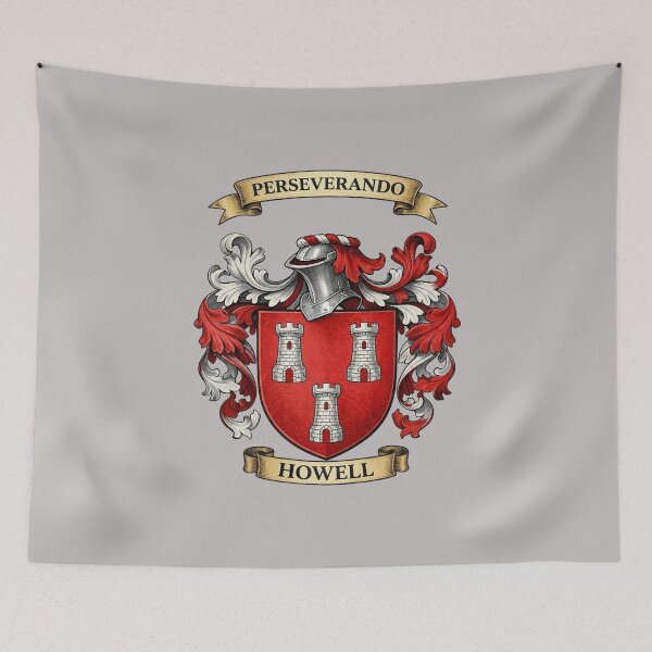 Item preview, The Howell Family Coat of Arms designed and sold by BagTown Clans.