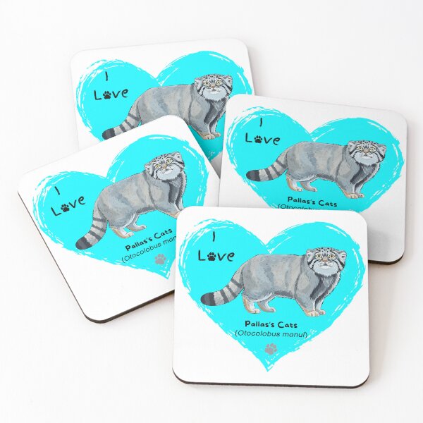 Item preview, I Love Pallas's Cats (Manul) for Cat Lover designed and sold by MYCatStuff.