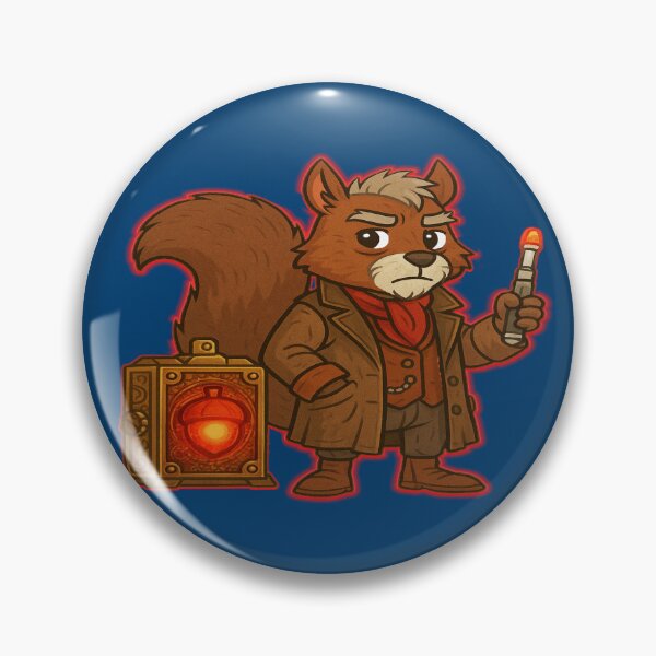 Item preview, Dr Squirrel - The Ninth Regeneration designed and sold by SecretSquirrellDesigns.