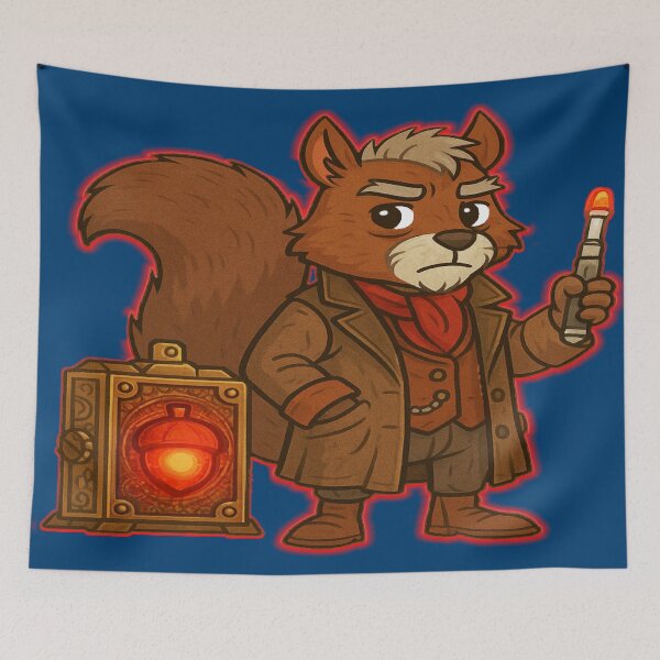 Item preview, Dr Squirrel - The Ninth Regeneration designed and sold by SecretSquirrellDesigns.