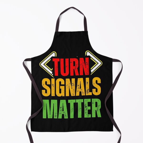 Item preview, Turn Signals Matter – Funny Driver Safety Distressed Red, Yellow & Green Text Design for Car Lovers & Road Awareness designed and sold by GFamilyC.