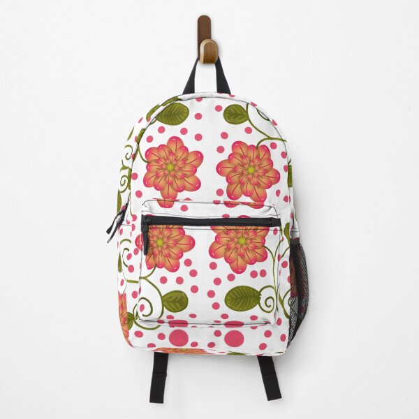 Item preview, Whimsical Pink Floral & Polka Dot Pattern designed and sold by HopeAndHustle.