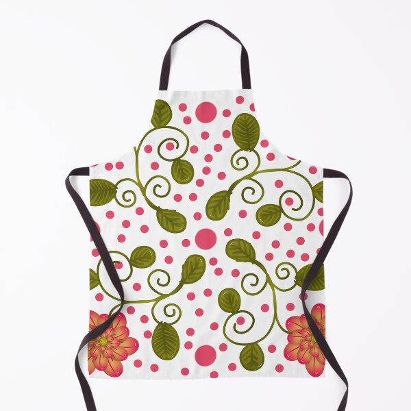 Item preview, Whimsical Pink Floral & Polka Dot Pattern designed and sold by HopeAndHustle.