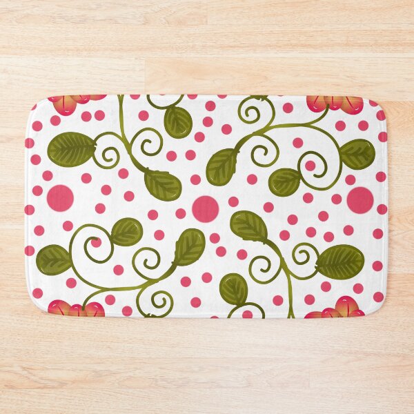 Item preview, Whimsical Pink Floral & Polka Dot Pattern designed and sold by HopeAndHustle.