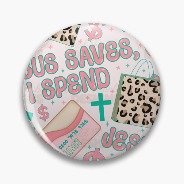 Item preview, funny and cute  Jesus saves I spend  designed and sold by Animal Lover.