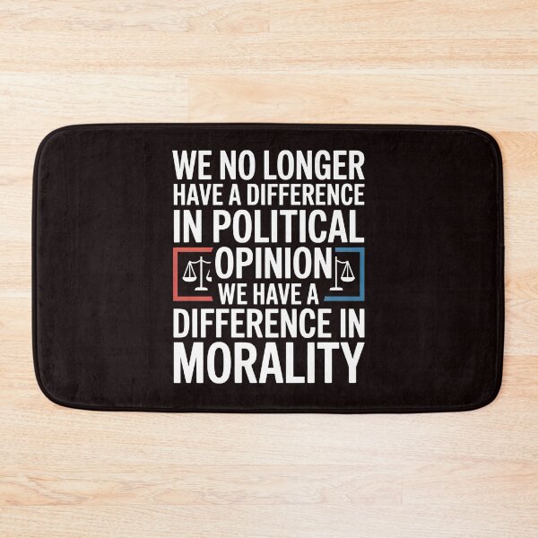 Item preview, We No Longer Have a Difference in Political Opinion in Political Opinion – Bold Vintage Quote on Morality designed and sold by Redgiant87x.