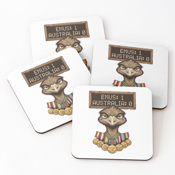 Item preview, Emus 1 Australia 0 Great Emu War History Meme designed and sold by Petzzz.