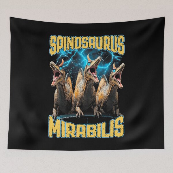 Item preview, Spinosaurus Mirabilis Funny Bootleg Dinosaur Paleontology designed and sold by GrandeDuc.