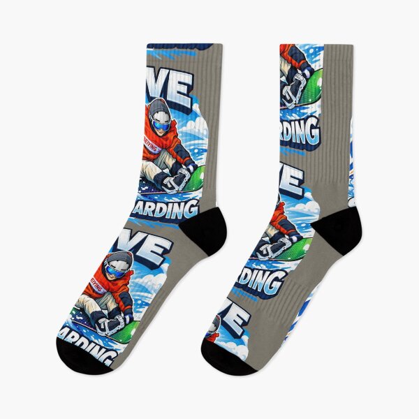 Item preview, Love Snowboarding – Dynamic Winter Sports Snowboarder Art Design designed and sold by Bizertart.