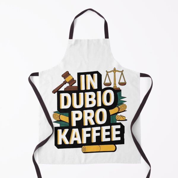Item preview, IN DUBIO PRO KAFFEE Law Court Lawyer Judge Jurist designed and sold by Carl's Clothing.