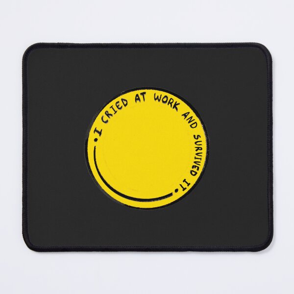 Item preview, I Cried at Work and Survived Sticker designed and sold by ghostieking.