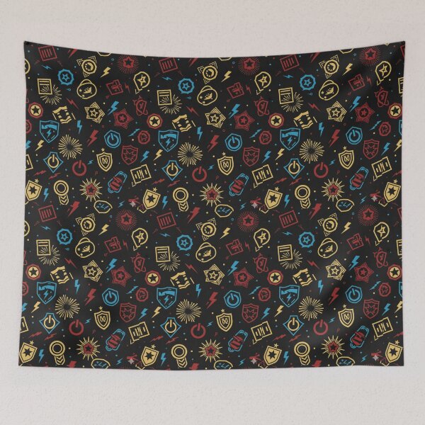 Item preview, Heroic Emblems Pattern designed and sold by StickVerse by Owais.