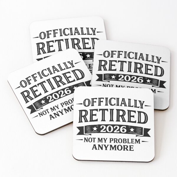 Item preview, officially retired 2026 not my problem anymore, Grandpa Retirement designed and sold by CloudyPress.