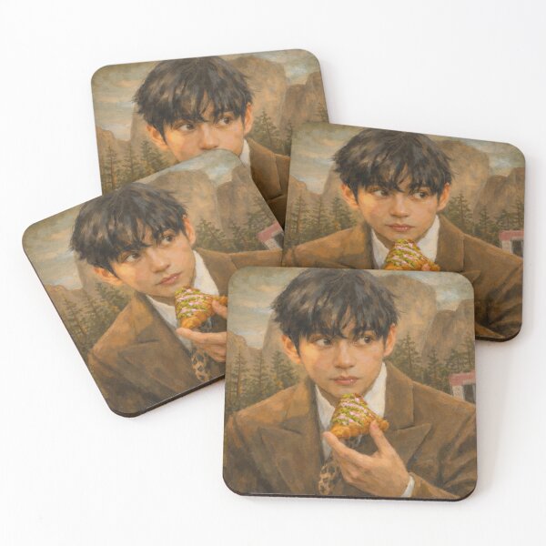 Item preview, BTS Kim Taehyung as Mr. Three bites of croissant | bts V | THV  designed and sold by moteesshop.