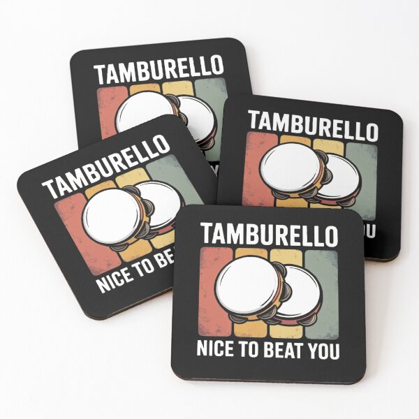 Item preview, Tamburello Player Tamburello Funny Musician Vintage designed and sold by BHMARTS.