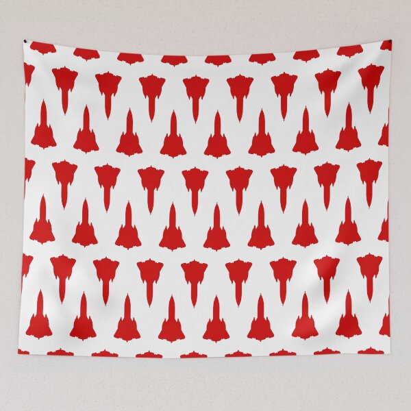 Item preview, Lockheed SR-71 Blackbird - Red & White Pattern Design designed and sold by Plane Jane Design.
