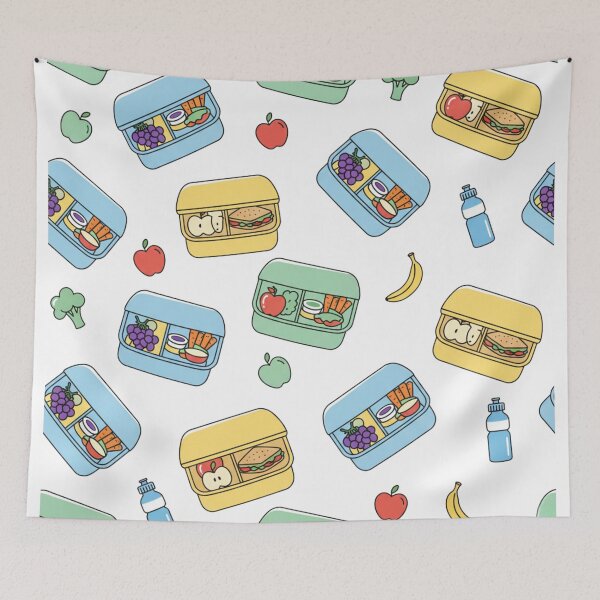 Item preview, Cute Healthy Lunch Box Pattern Design designed and sold by PriyankaSonara.