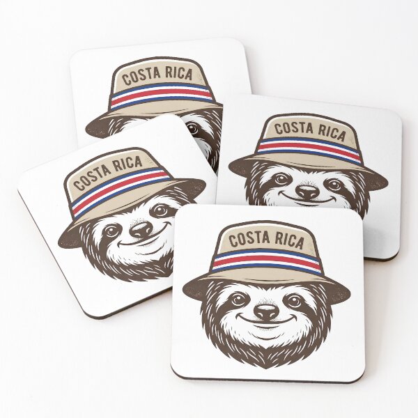 Item preview, Costa Rica Sloth Bucket Hat Pura Vida Sticker designed and sold by ArcaneBazaar.