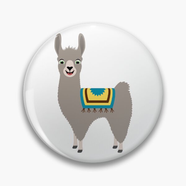 Item preview, Happy Cute Llama designed and sold by Captain Creative.
