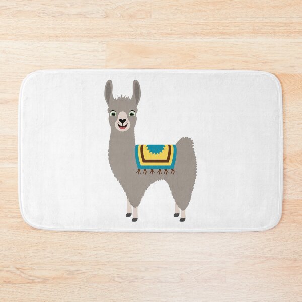 Item preview, Happy Cute Llama designed and sold by Captain Creative.