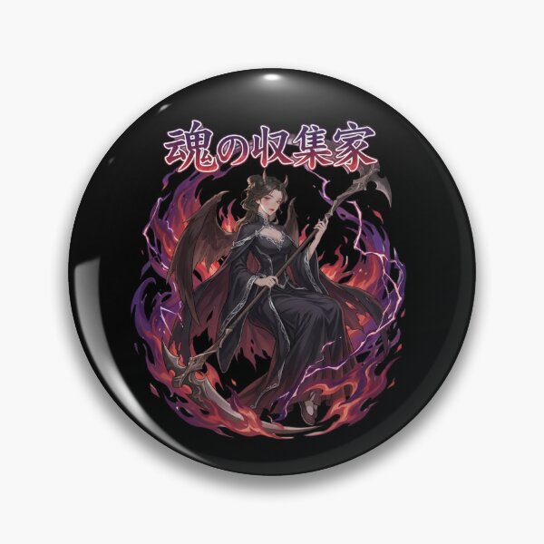 Item preview, Infernal Scythe Empress T-Shirt – Dark Anime Aesthetic designed and sold by hypertype01.