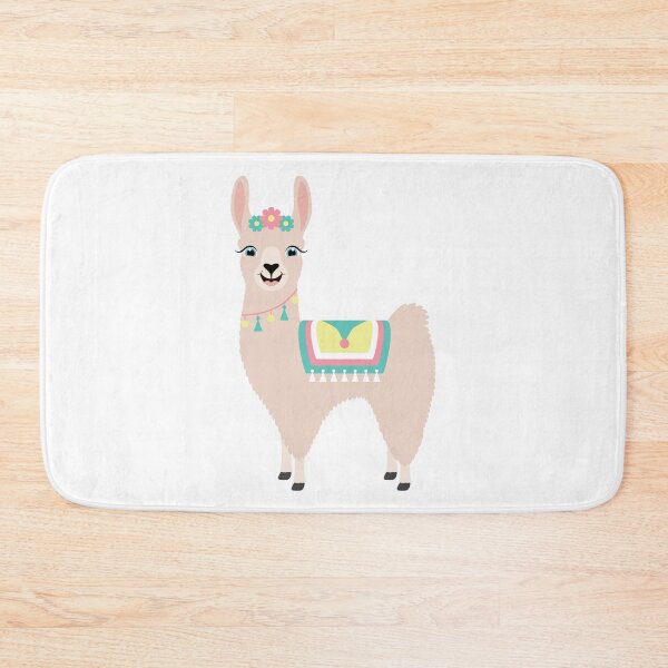 Item preview, Happy Cute Llama designed and sold by Captain Creative.