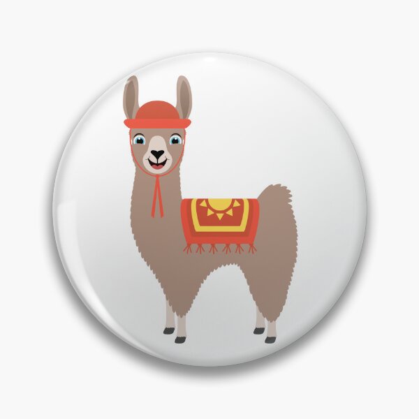 Item preview, Happy Cute Llama designed and sold by Captain Creative.