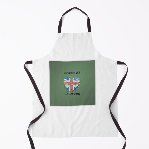 Item preview, I Definitely Do Not Care - Union Jack, Green Background  designed and sold by Here, Then.