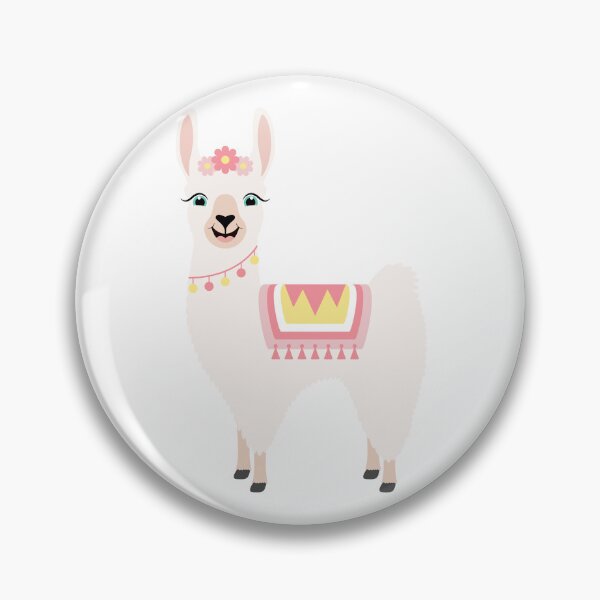Item preview, Happy Cute Llama designed and sold by Captain Creative.