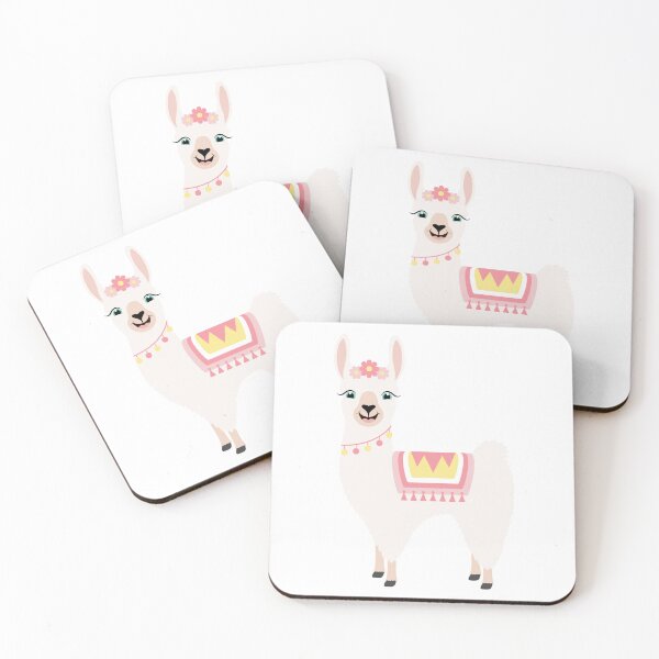 Item preview, Happy Cute Llama designed and sold by Captain Creative.