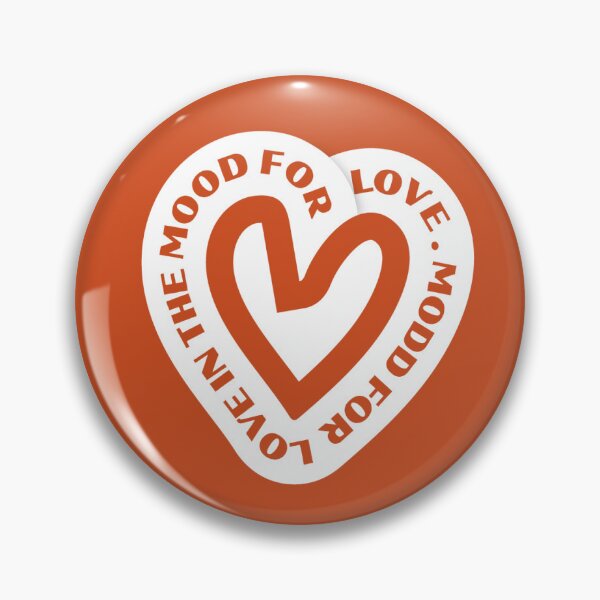 Item preview, In The Mood For Love — Typographic Heart Sticker - II designed and sold by SassouPrints.
