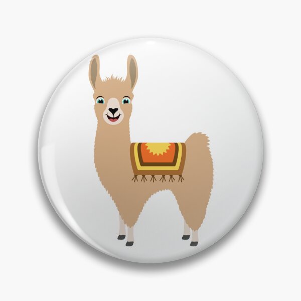 Item preview, Happy Cute Llama designed and sold by Captain Creative.