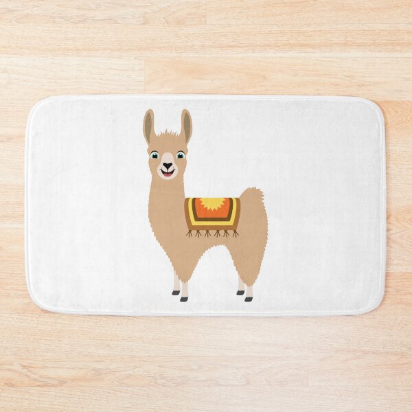 Item preview, Happy Cute Llama designed and sold by Captain Creative.